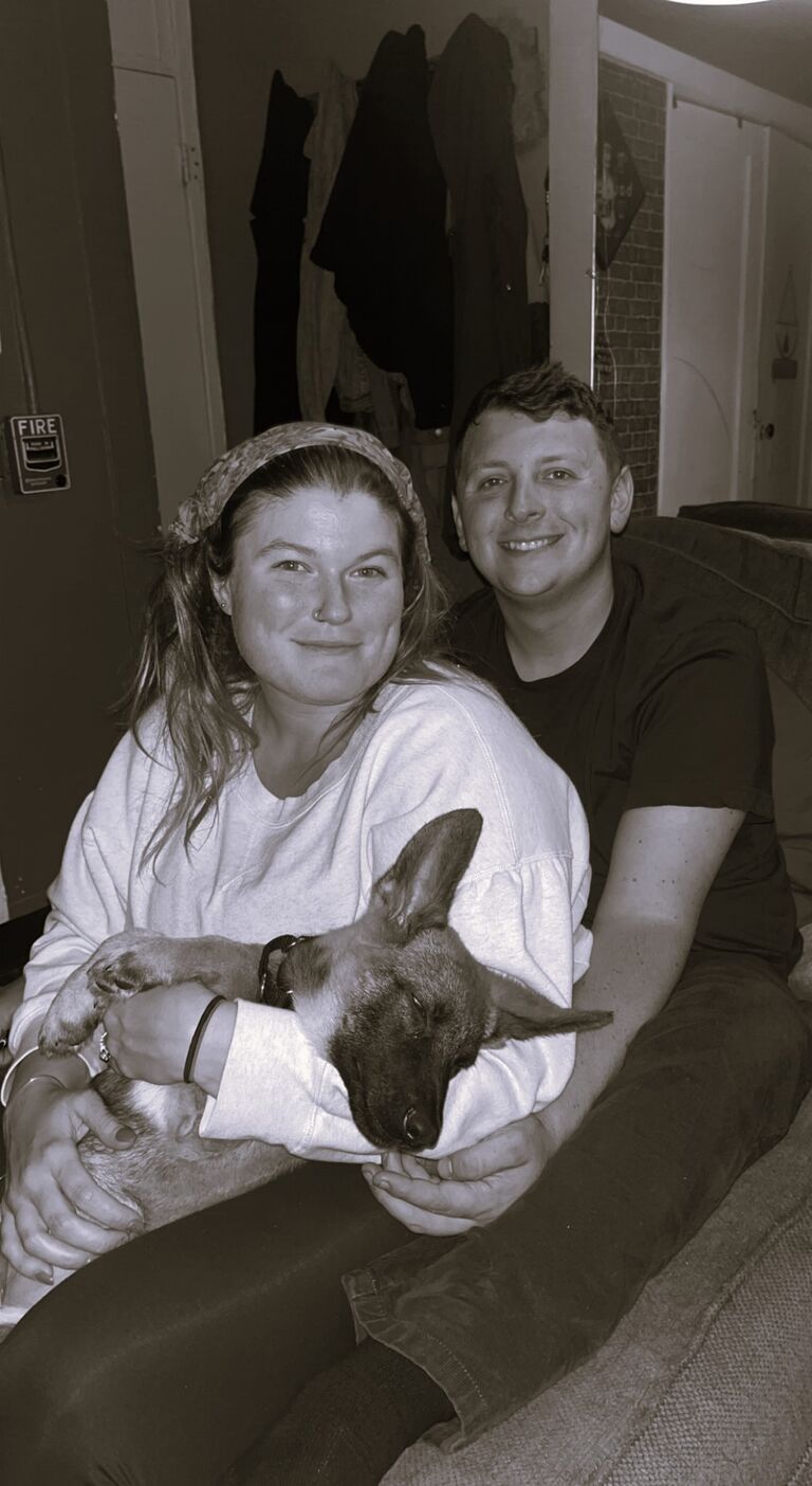 We welcomed our second dog, Dover, to the family. 