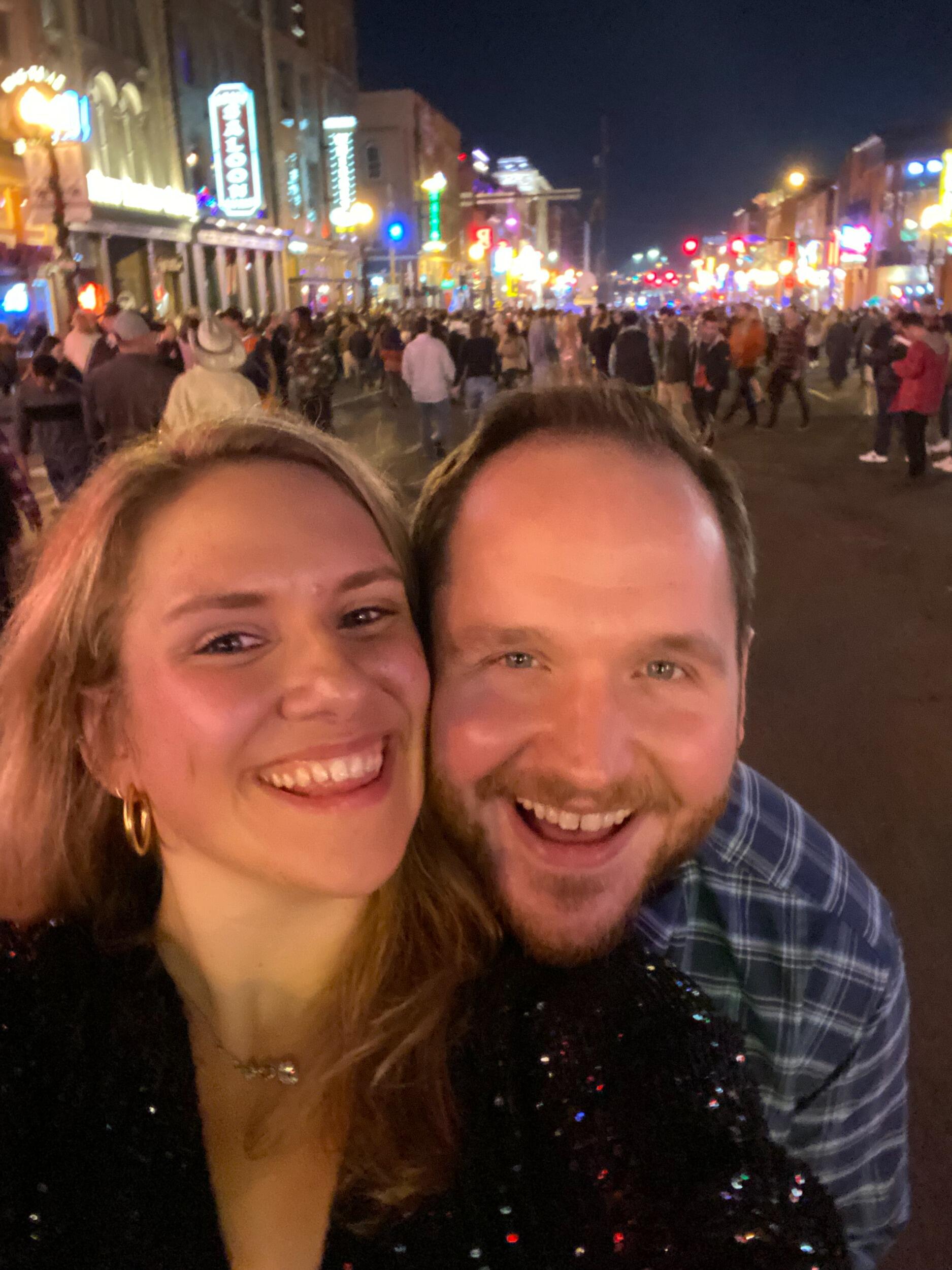 Our first New Years Eve together complete with a hometown tour of Nashville