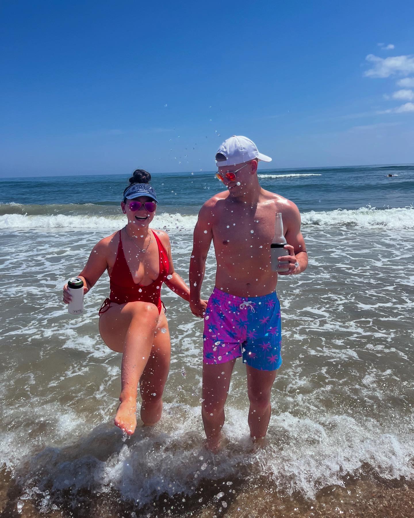 Beach trip with Amber's family at the Outer Banks. Connor originally planned to propose on this trip, but then decided to wait a little longer so all family could be there... :)