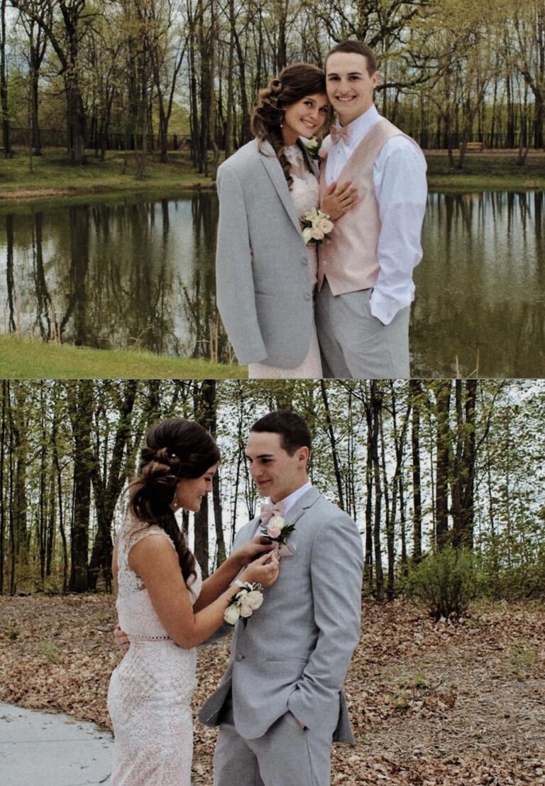 We met after our different proms at our neighboring high schools. I was under the impression that Isaac was a senior due to him being friends with the seniors and at prom.. nope he was sophomore lol. A surprise to me that I thought would be a deal breaker, clearly not. After we were inseparable the whole summer of 2015. 