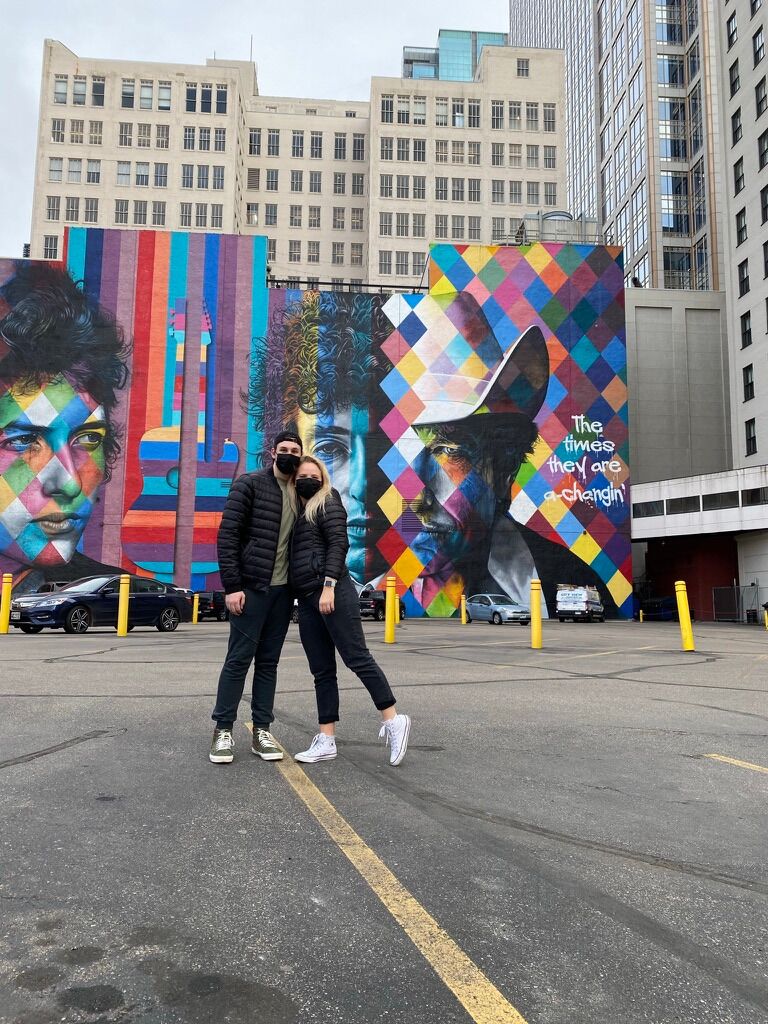 Our first vacation together - Minneapolis for a long weekend for Grant's birthday. We spent a lot of the weekend playing games in our AirBnB and finding street art after a spike in COVID nummbers caused most things to shut down prior to our arrival, but we made memories nonetheless.