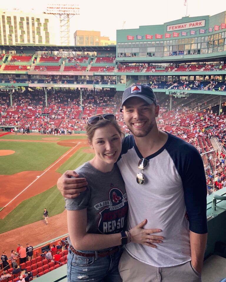 Connor's first Red Sox game and trip to New England