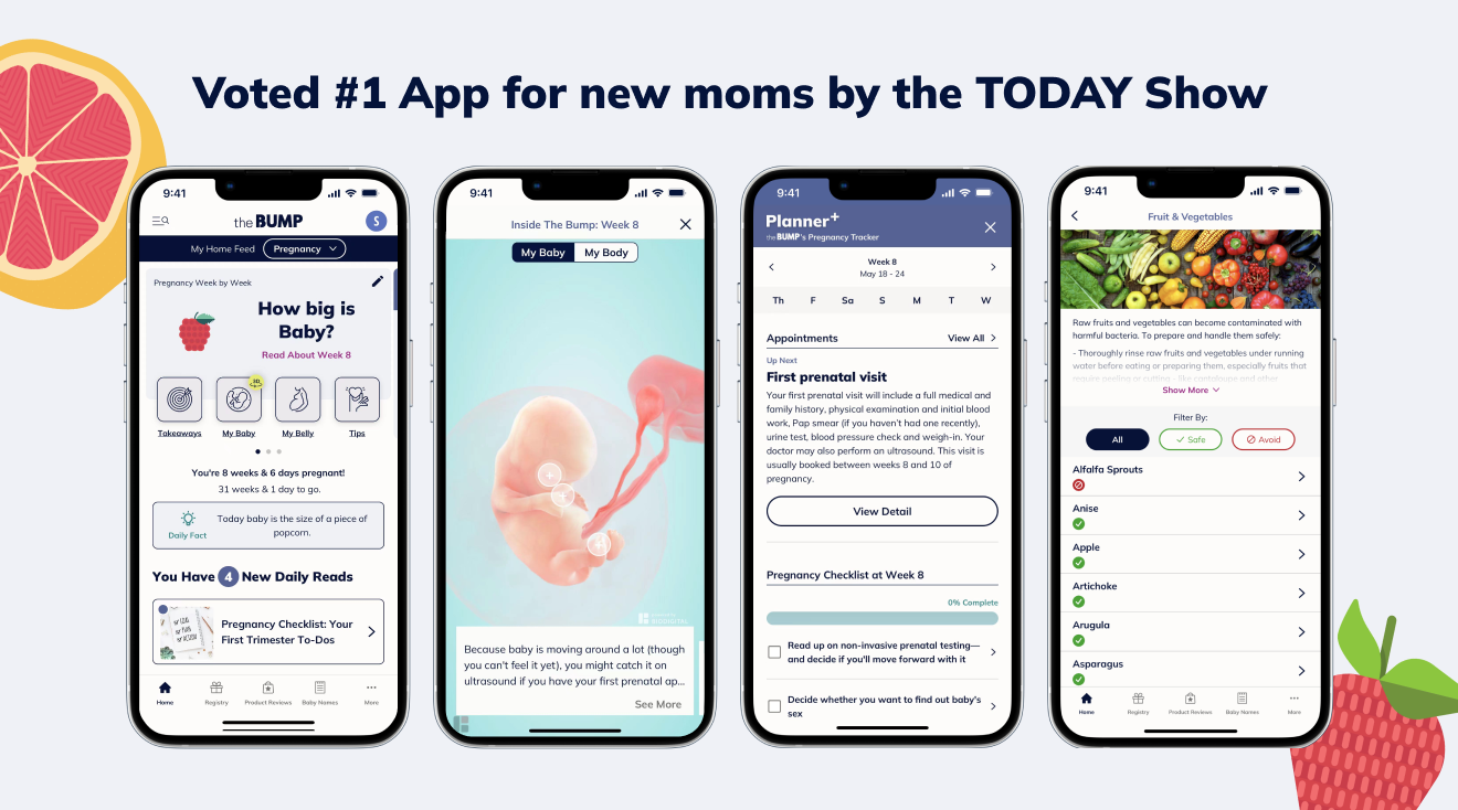 Pregnancy and discount baby tracker app