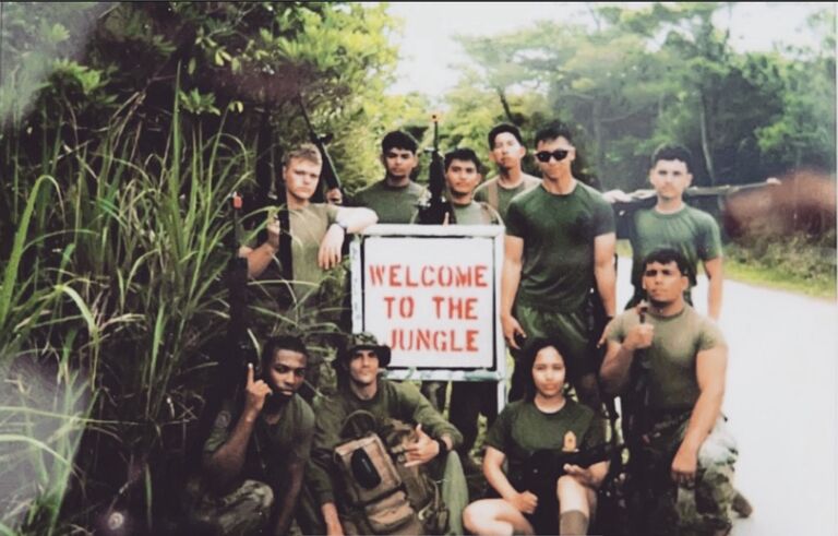 Jungle Warfare Training.
Okinawa, Japan