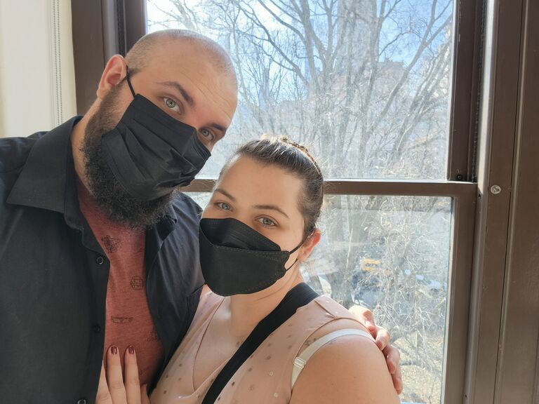 Took Kris to NYC for the first time