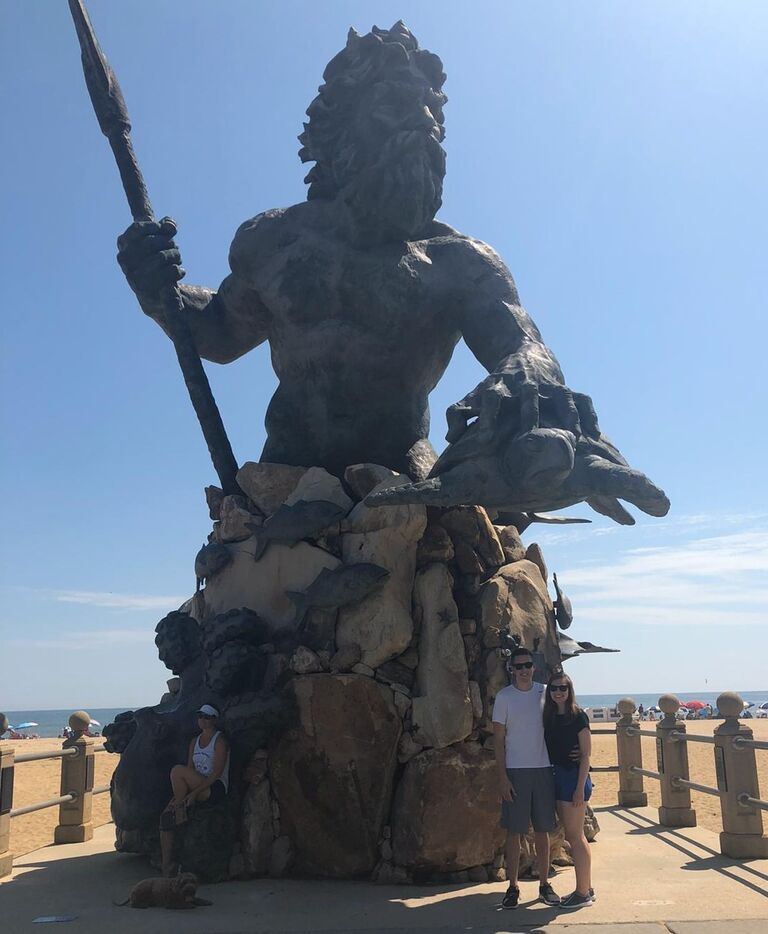 Trip to Virginia Beach with Eric's family!