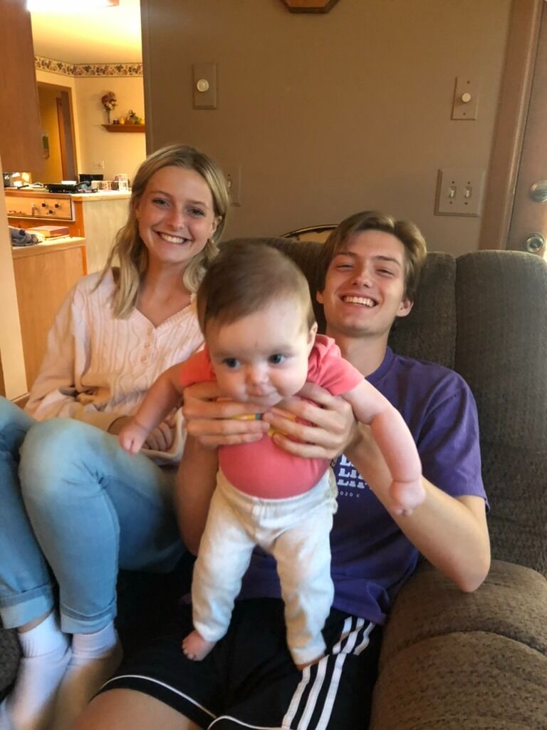 Eden met Caleb's niece, Aleia, for the first time!