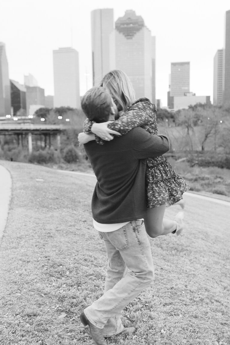 Carson proposed to Maddie in Houston followed by a surprise engagement party with family and friends! 