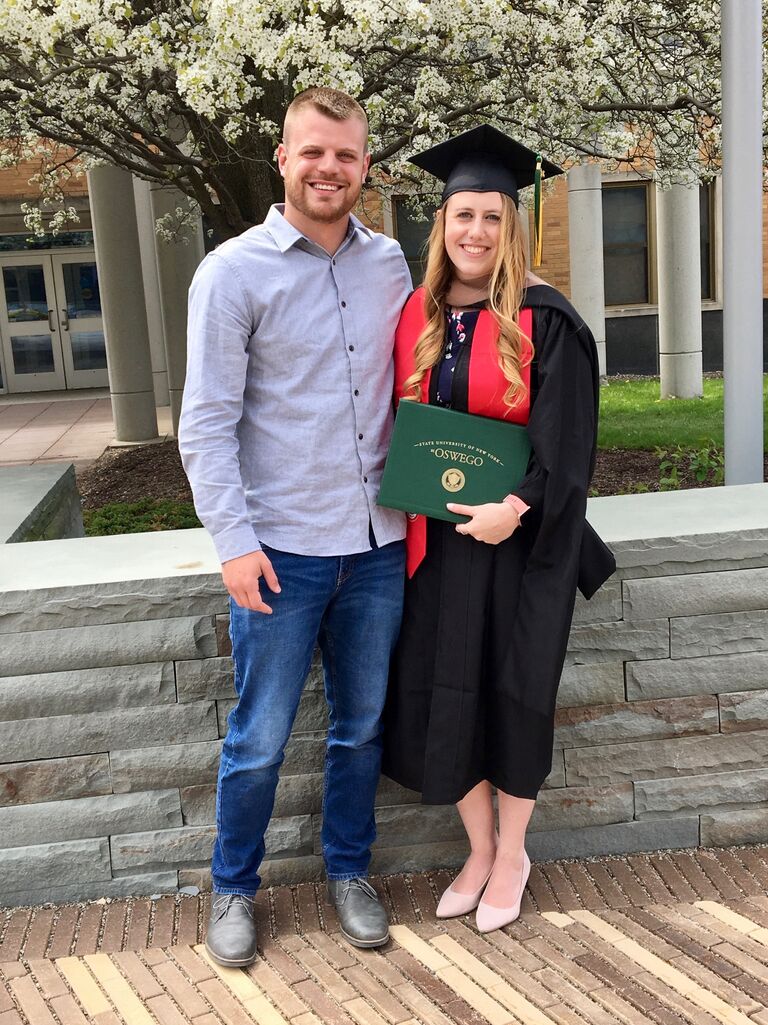 The Meet - Morgan was a student at SUNY Oswego, and Bryce was stationed at Fort Drum. A random night out with friends turned into a lifetime of love and laughter!