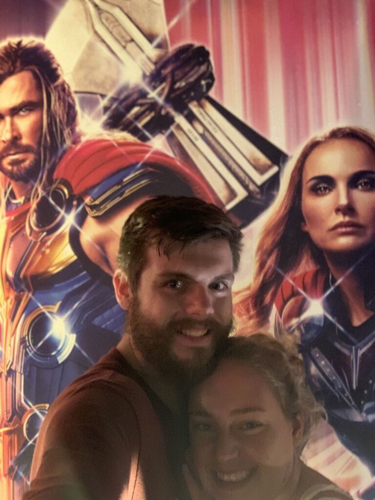 Kyle and Brittany staycation at Disney World for the premier of Thor Love and Thunder