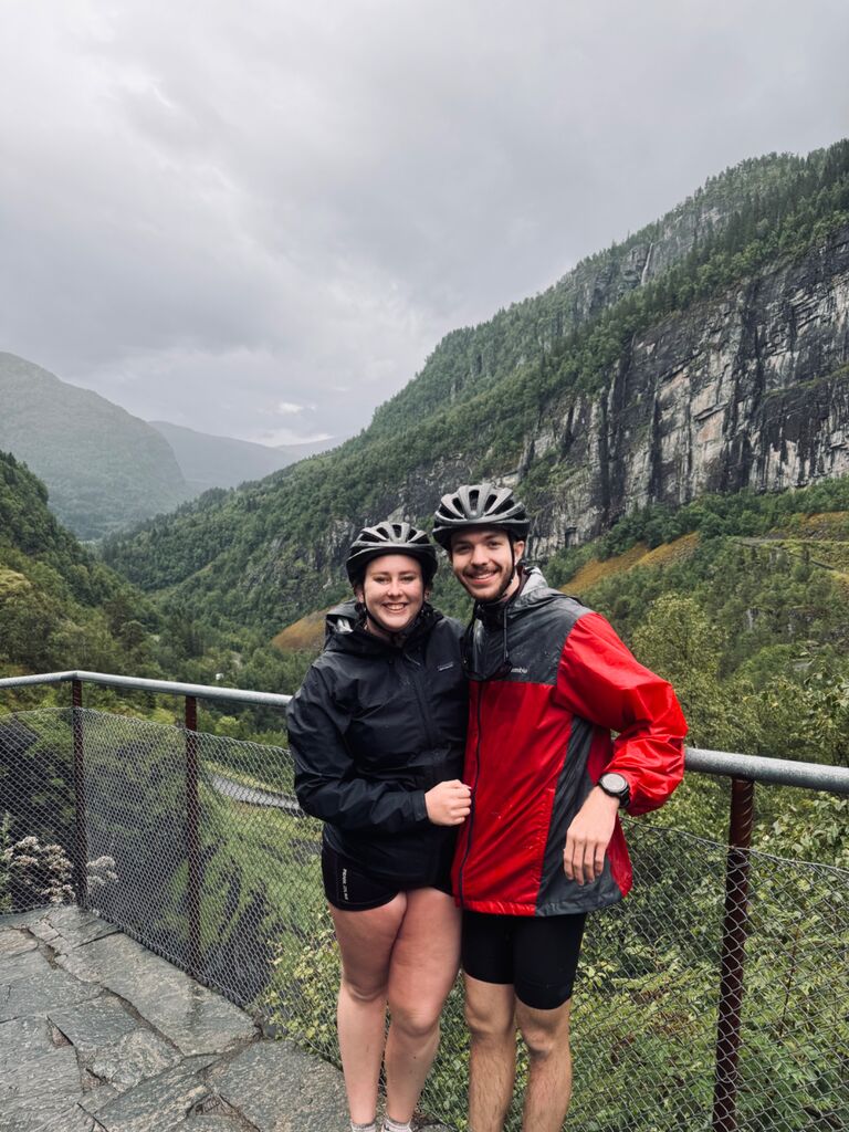 Biking in Granvin, Norway