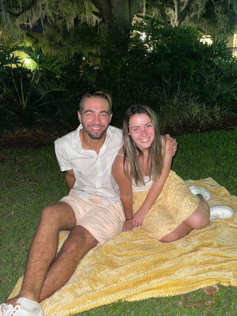 They finally made things official. Andrew is a secret romantic at heart and planned a scavenger hunt around campus to ask Emma out. Each clue lead them to another location with significant memories from their story. They went on their first date out for ice cream on the way to Clearwater beach to look at the stars.