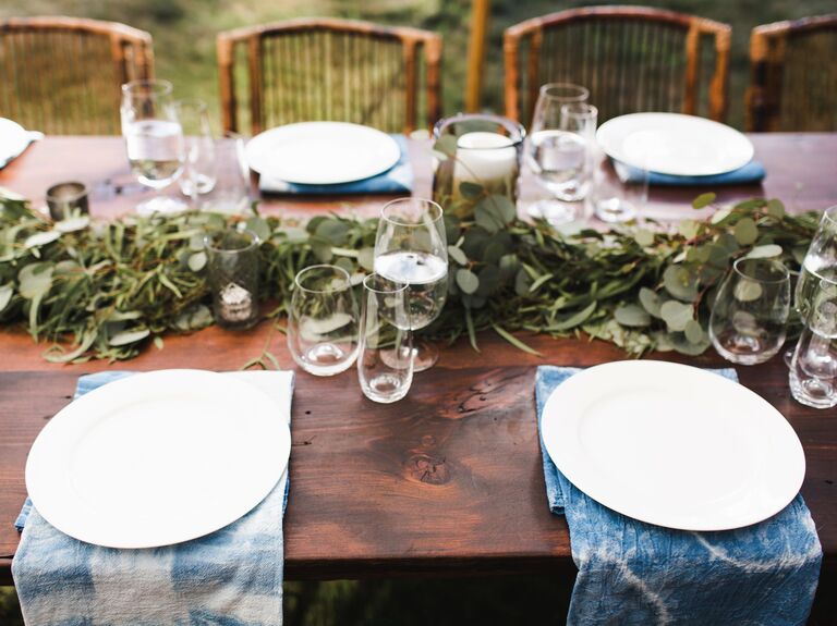 Tie-dye Shibori napkins