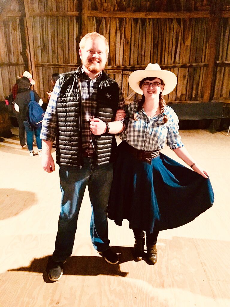 Back to the Barn Dance! It was cancelled in 2017, so we were really excited to go back to the place of our "first date!"