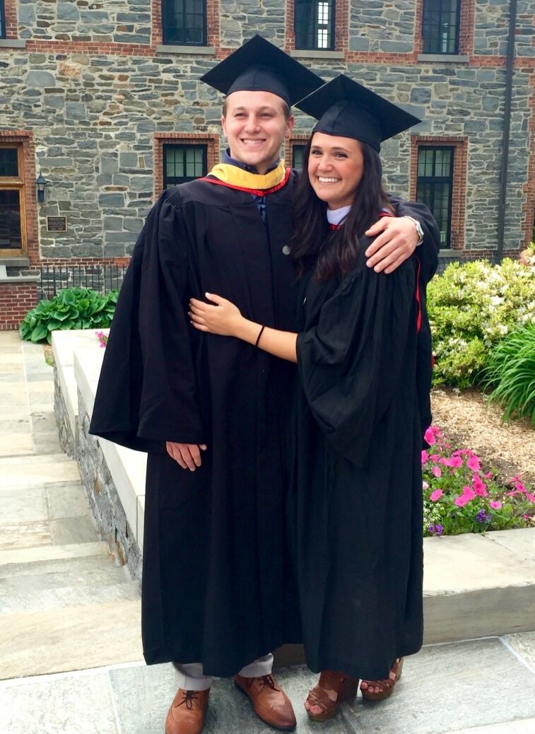 Our college graduation at Marist