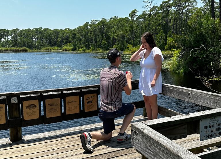 The BEST day ever, we got engaged!