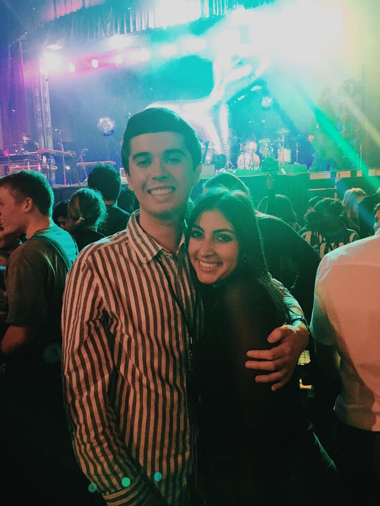 The couple shared their first concert together in Chicago. Parker surprised Alexa with concert tickets to their favorite artist at the time - Rex Orange County!