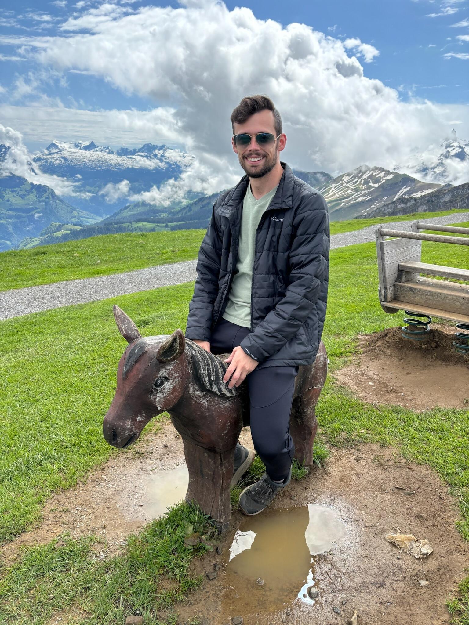 Romantic Mountaintop Pony Ride in Stoos, Switzerland