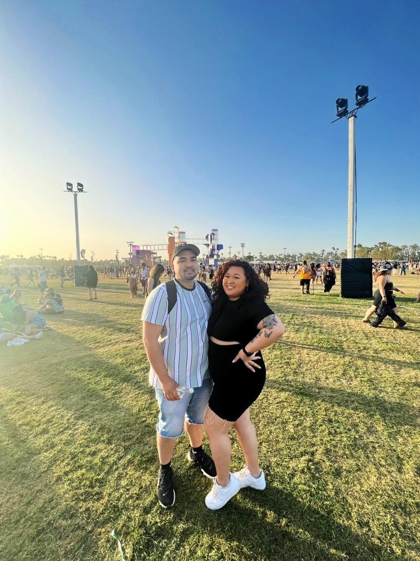 Amaya's first Coachella was an unforgettable adventure, and Simon was thrilled to share it with her! As a seasoned festival-goer, he couldn't wait for her to experience the magic of live music under the sun. Together, they danced to the beats of their favorite artists, creating memories filled with laughter, joy, and the thrill of discovery. That weekend not only deepened their connection but also ignited a shared passion for music and adventure that they cherish to this day!