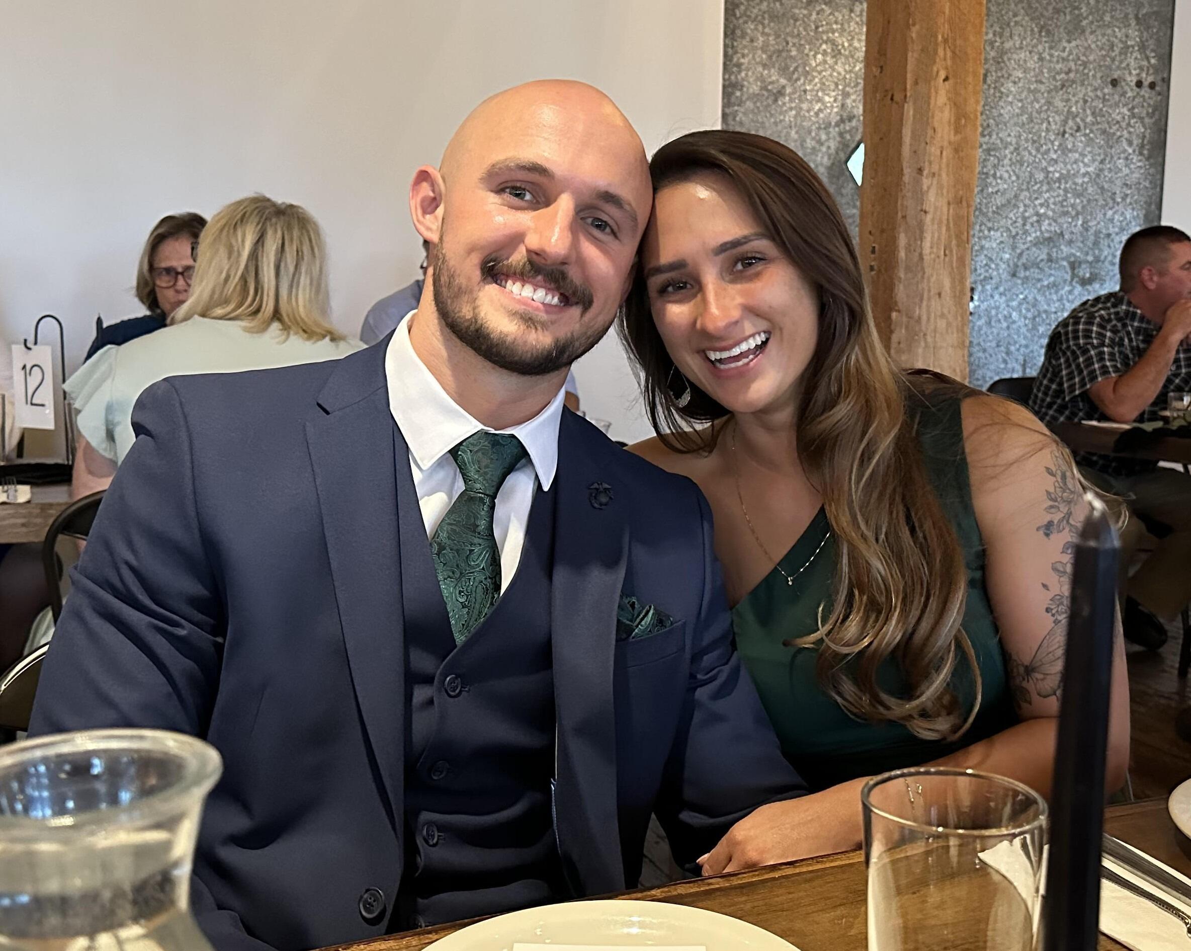 Our first wedding together! Shout out to Skyler & Camryn for having us! 