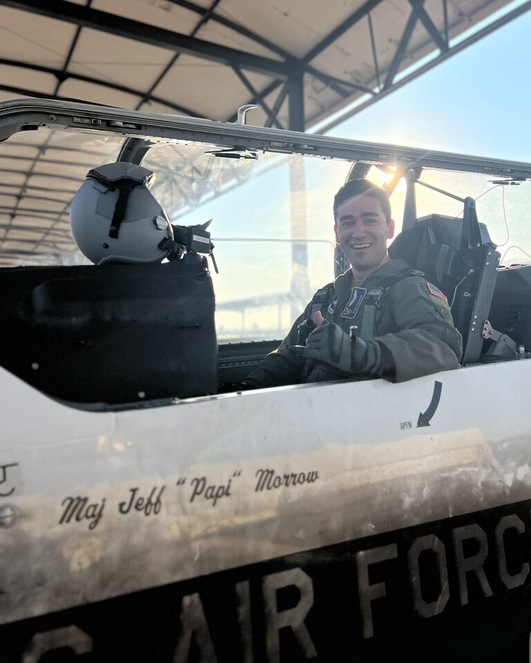 Mike officially solos the T-6! A huge milestone for those who know how long he waited to start training. 
