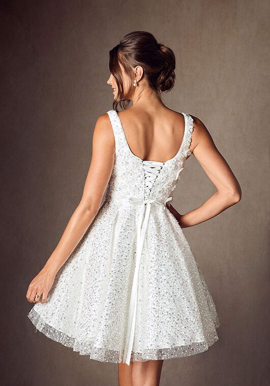 Azazie Azazie Kristi in Diamond White Wedding Dress | The Knot