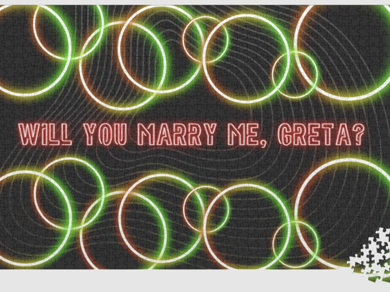 Neon Sign Proposal Puzzle