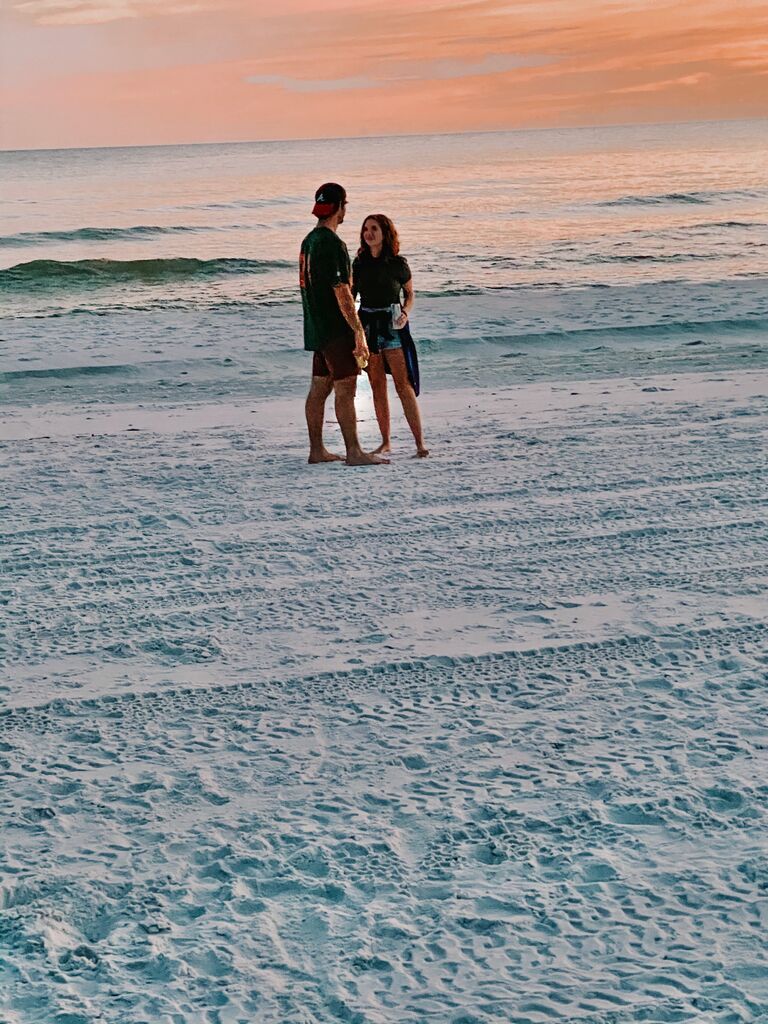 We decide living at the beach together would be amazing