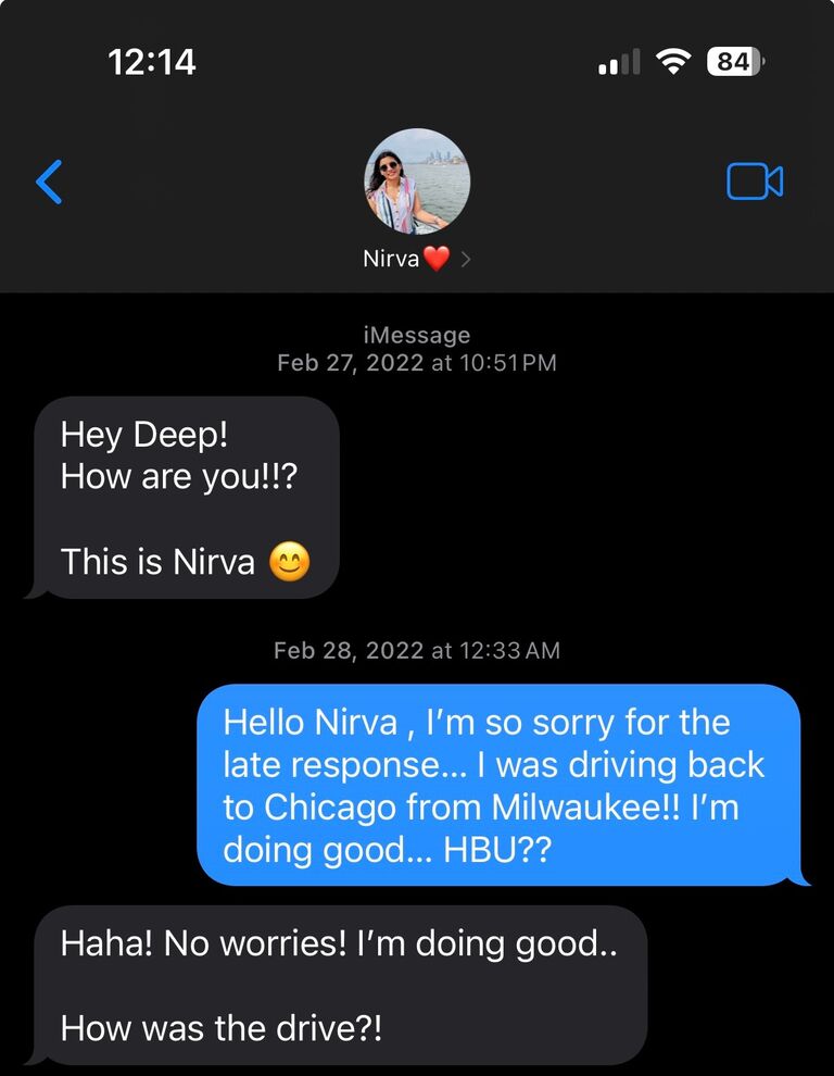 We Started Talking