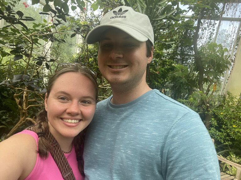 Celebrating Gracie's birthday at the Museum of Life & Science in Durham.