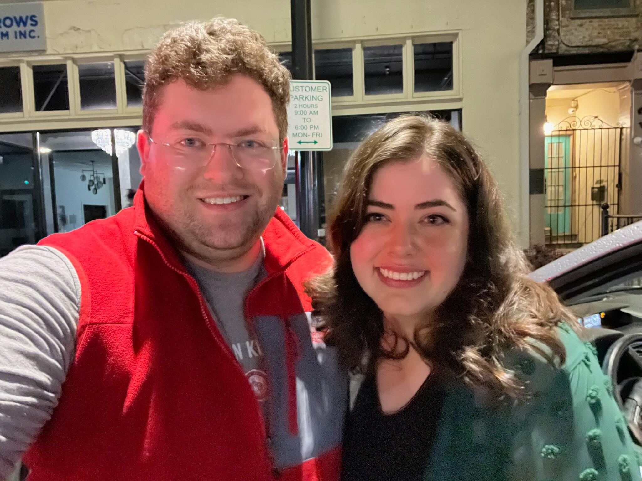Our first date!