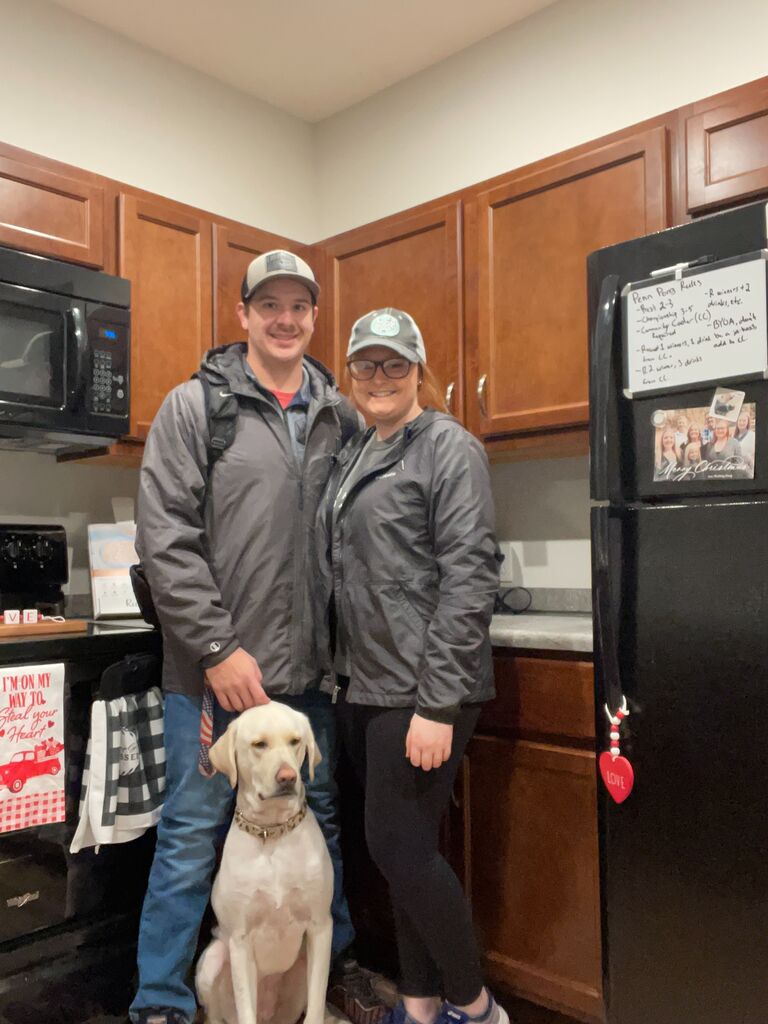 Back to school again! But this time in our first apartment together!