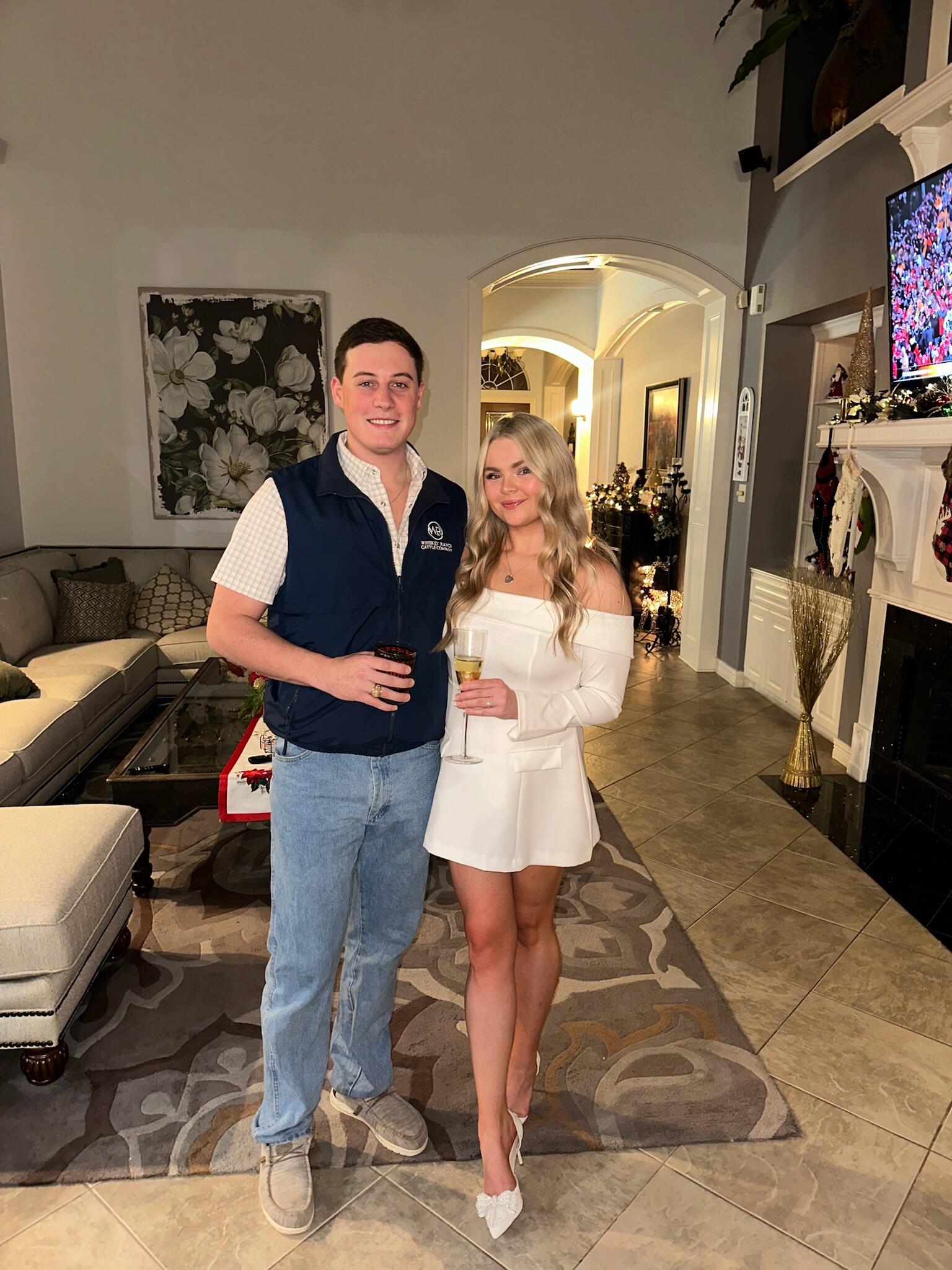 Celebrated their engagement with all of their best friends!