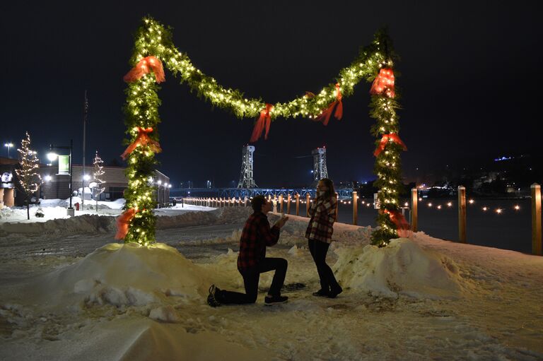 We got engaged, we got engaged!
