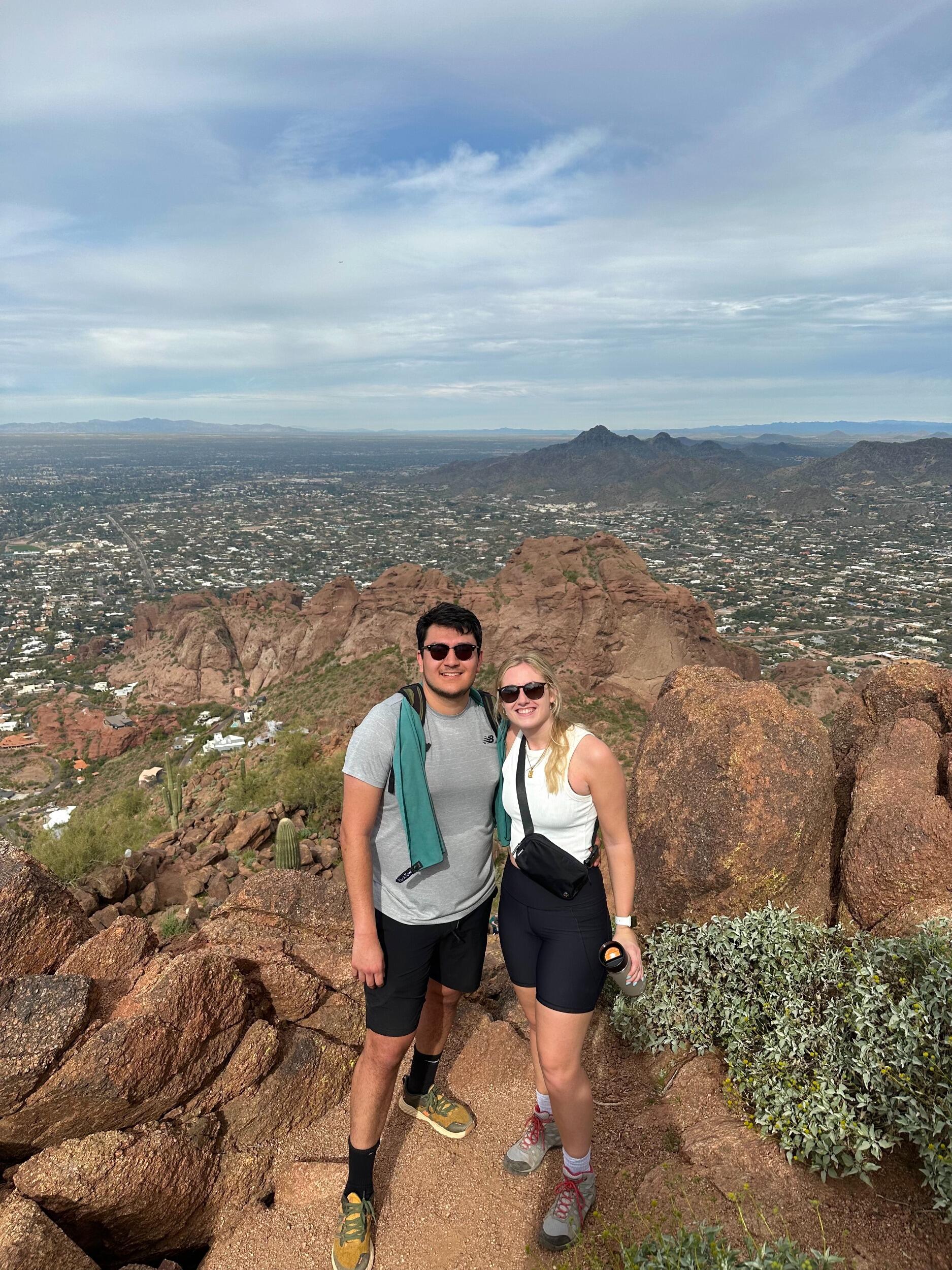 Brandon and Carley went to Phoneix, AZ for spring break with friends. They did lots of hiking, site seeing, and hanging out with the best friends!