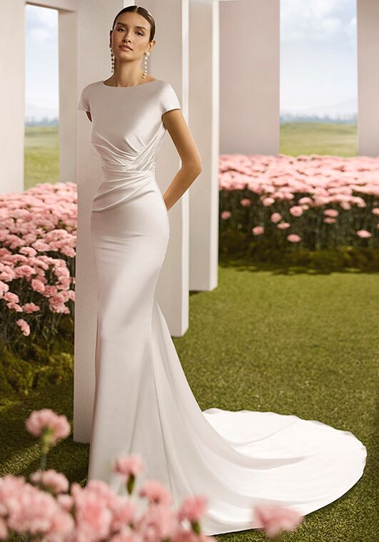 strapless open back dress Purple Petals Dress– Teuta Matoshi main image 0