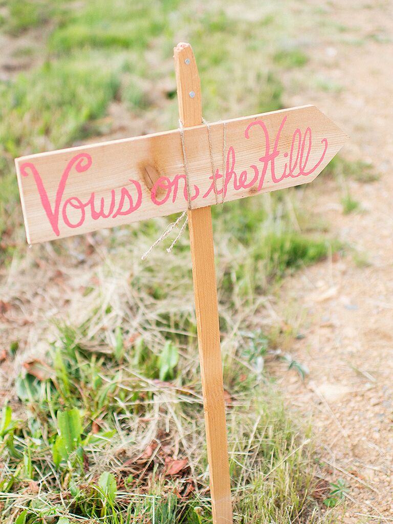 21 Pretty Diy Wedding Signs