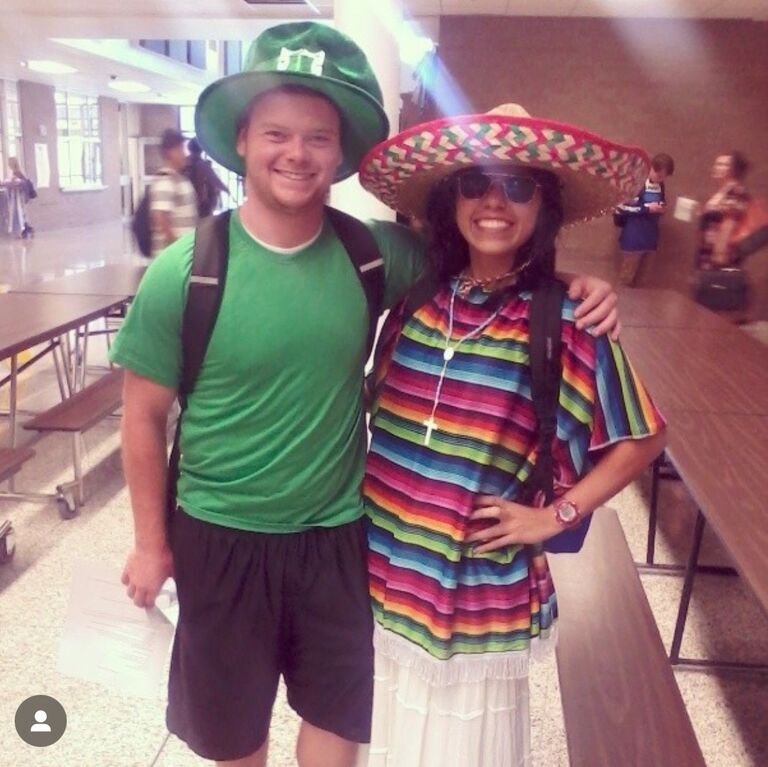 Ian and Savannah stayed friends throughout high school and would support one another to succeed at football, softball, and XC/Track. This is them during homecoming week their Senior year of high school!