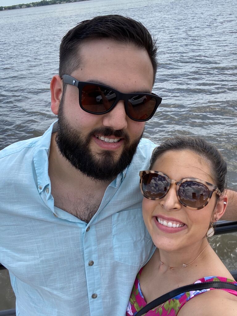 Our first trip together celebrating Andrew's 30th birthday in Charleston!