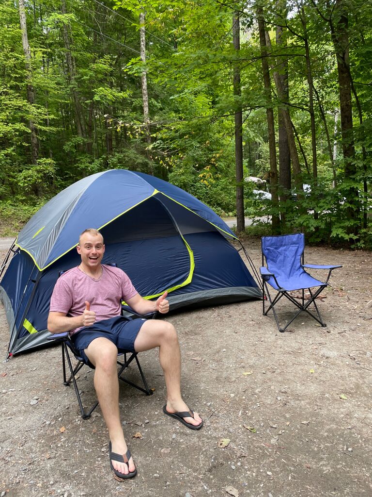 Camping at Lake George