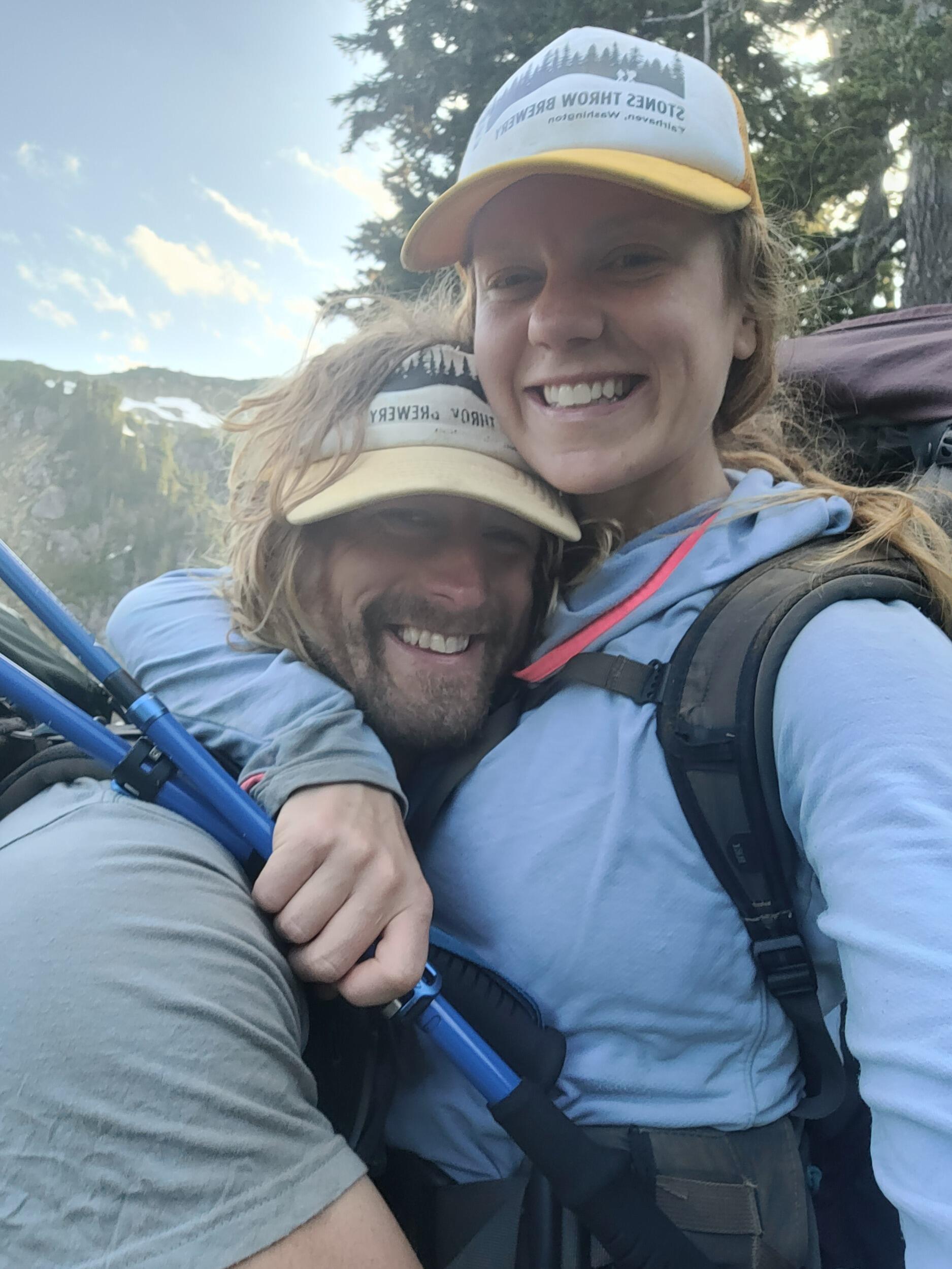 Backpacking trip right before we got enganged!