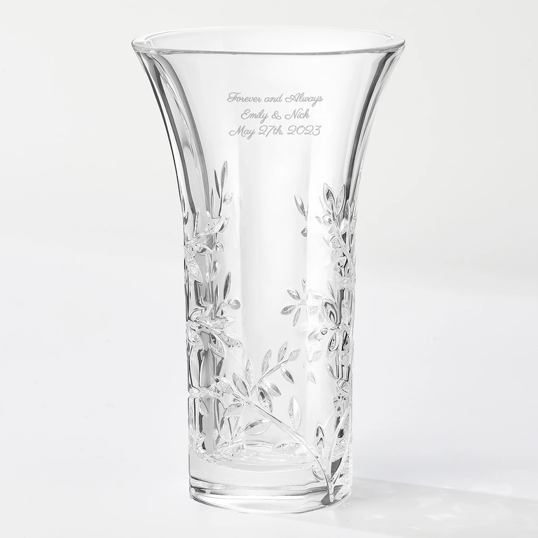 Wedgwood Vera Wang Vase for the best crystal wedding gift
