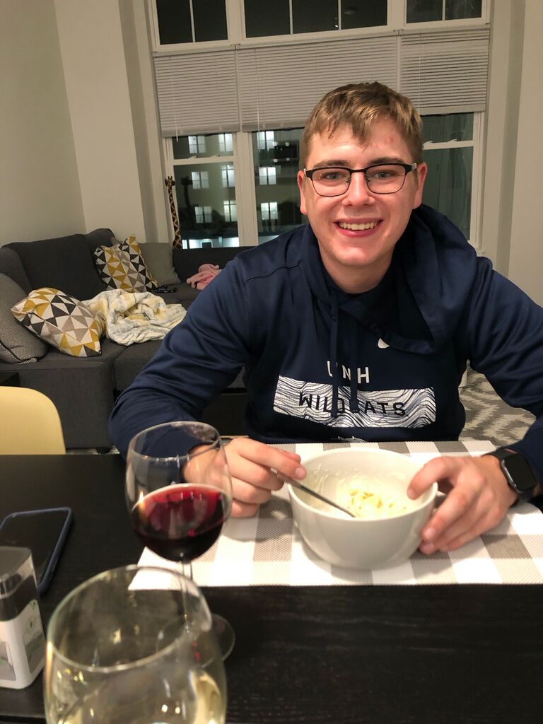 First Dinner in our First Apartment 