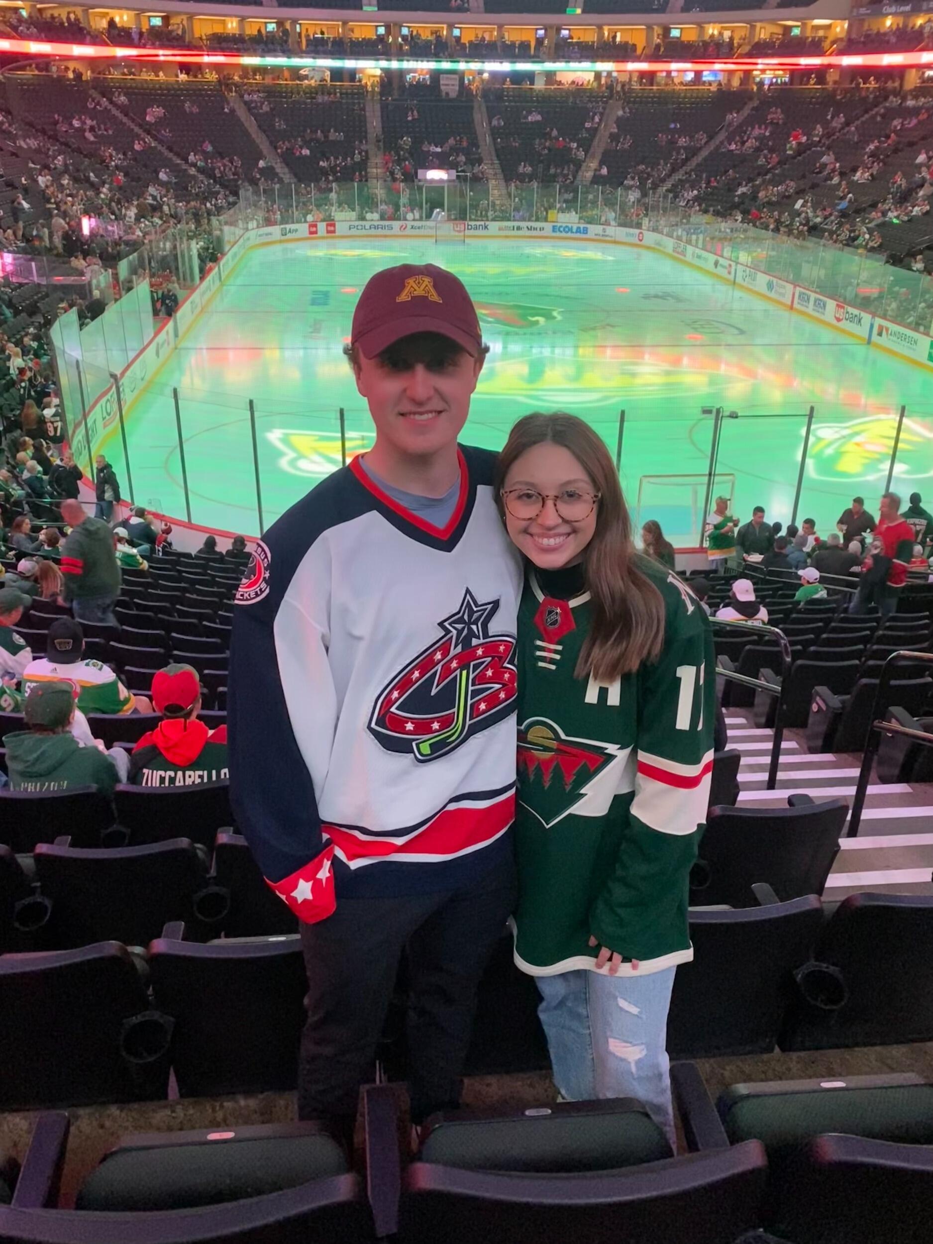 Brooklyn moves back to Minneapolis, MN to finish her last semester of college at the U and work as a Social Media Intern for the Minnesota Wild while James stays in Des Moines and starts working. Brooklyn and James attend even more sporting events together, shocker!