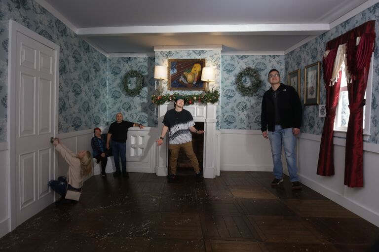Christmas pop-up with the family