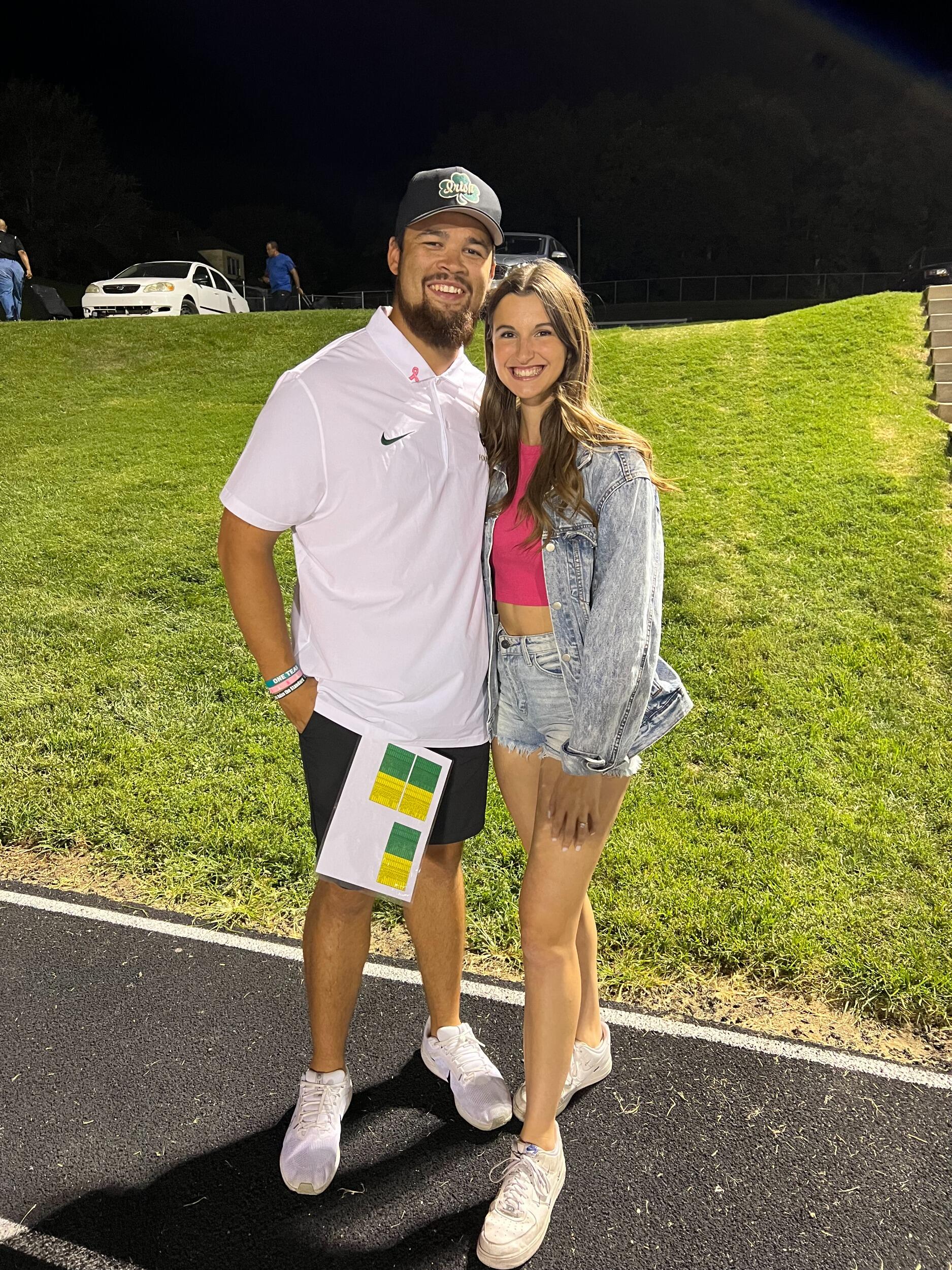 Life lately....
Nate finished his first season as a HEAD COACH for Lafayette's football program! They broke their 700 day losing streak on their 3rd game of the season!!! Taylor passed her boards exam in October and accepted a new position as a BCBA at her current company.