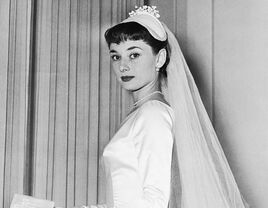 Audrey Hepburn first wedding dress.