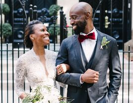 Illinois bride and groom