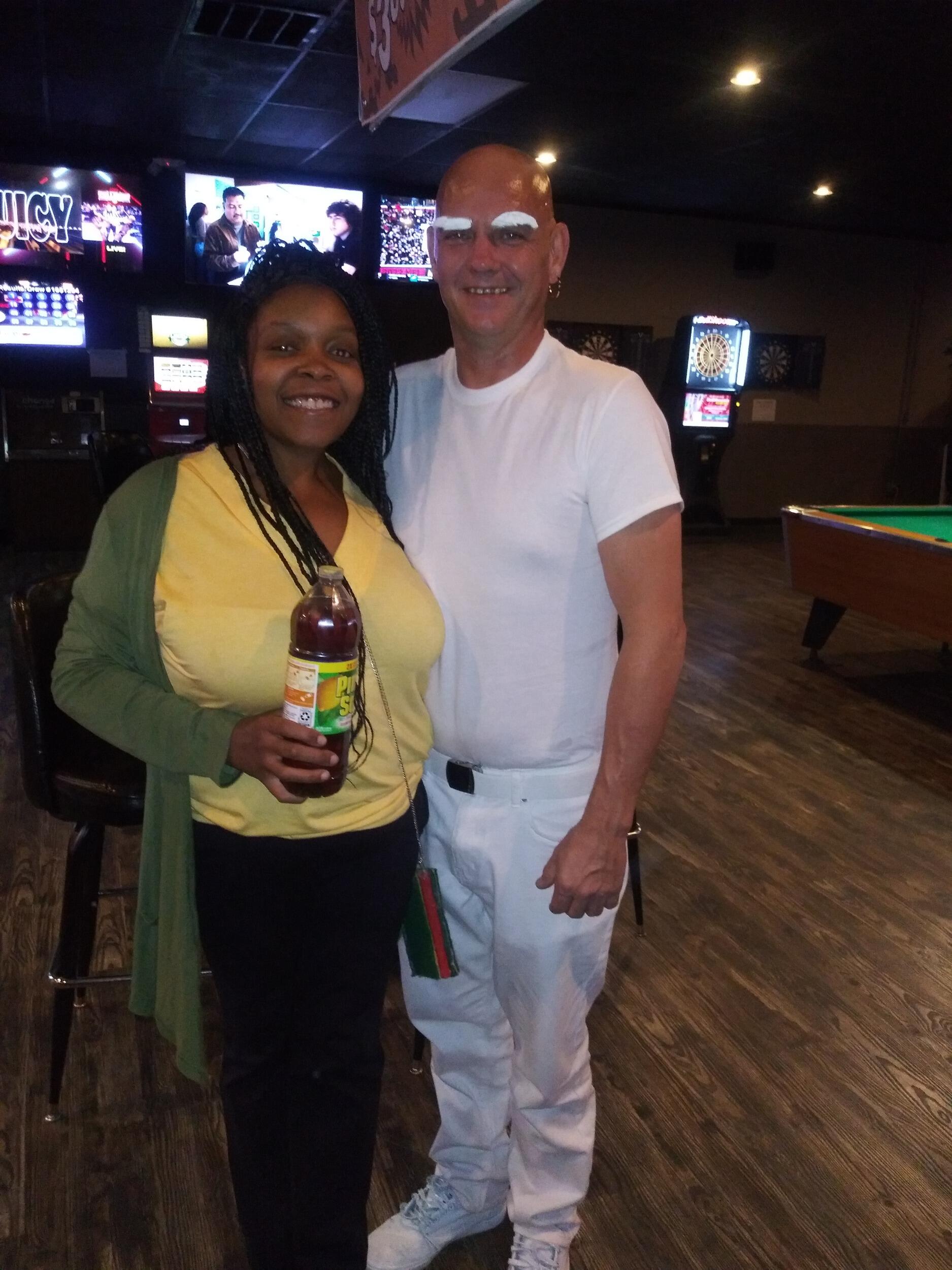 We loooove dressing up for Halloween... Last year was Mister Clean and The Pine Sol Lady.