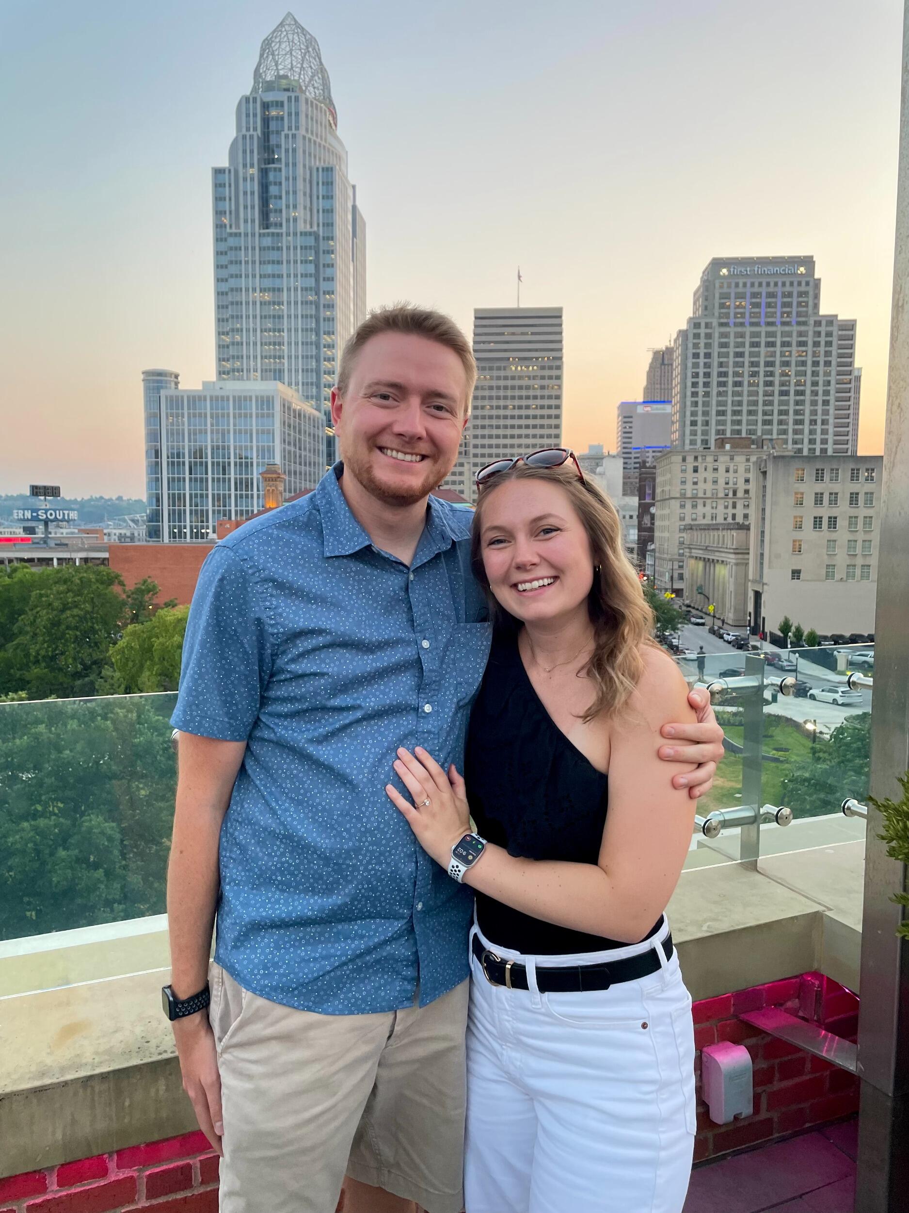 Showing off the ring + TJ's Bday!!